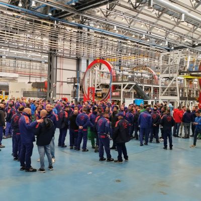 Leonardo, stato di agitazione e presidio permanente